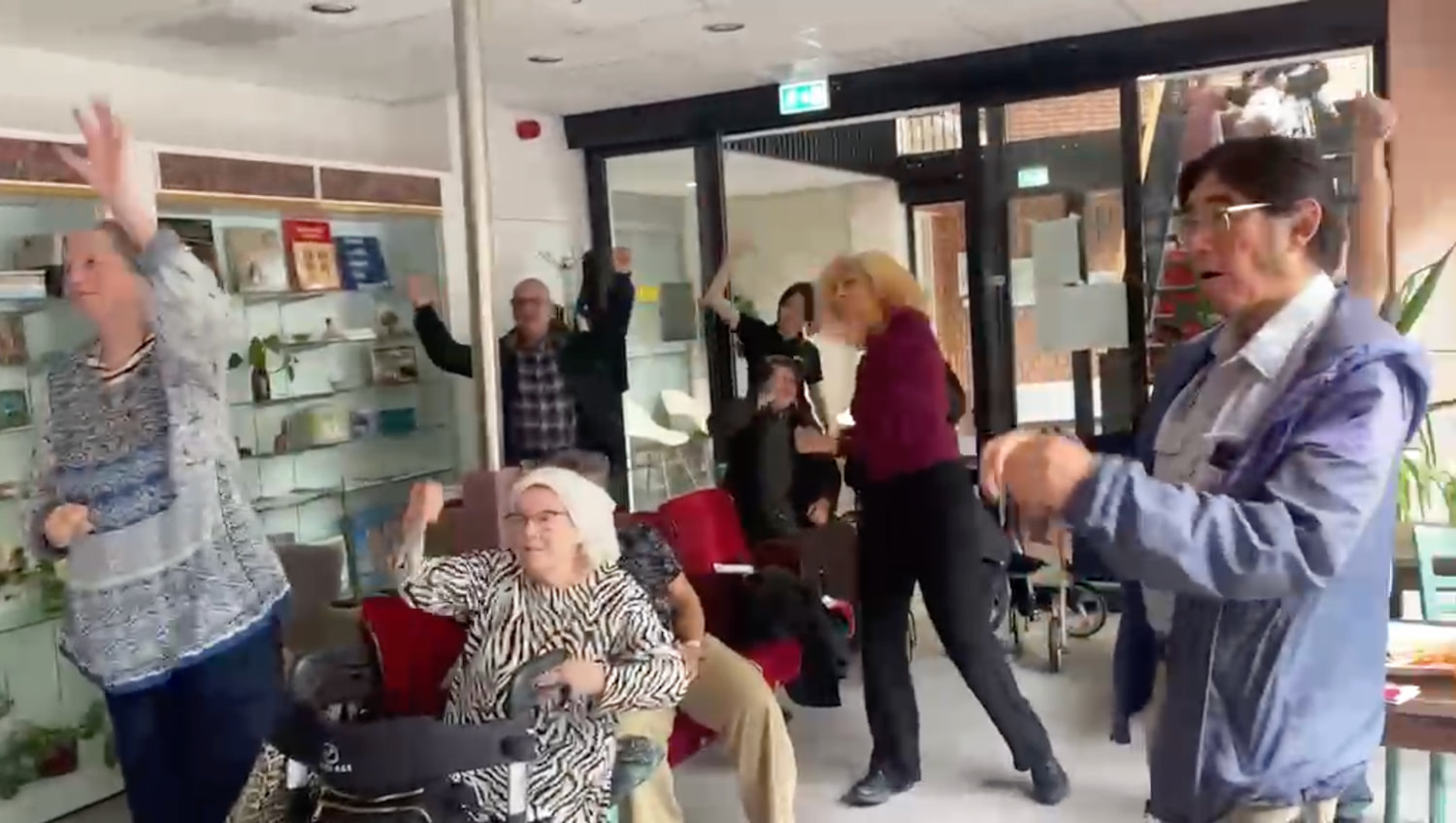 Dansactiviteit bij Buurtzorgcafé Vaste Prik